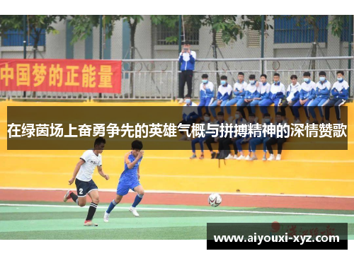 在绿茵场上奋勇争先的英雄气概与拼搏精神的深情赞歌