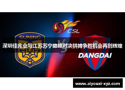 深圳佳兆业与江苏苏宁巅峰对决拼搏争胜机会再创辉煌